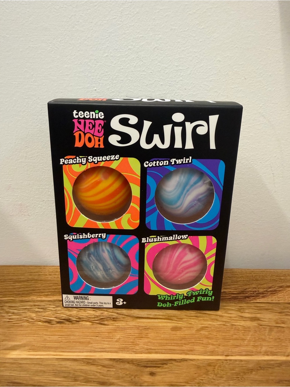 NeeDoh Teenie Swirl - 4 Pack Squishy Squeezy Sensory Toy Fidget - Picture 2 of 4